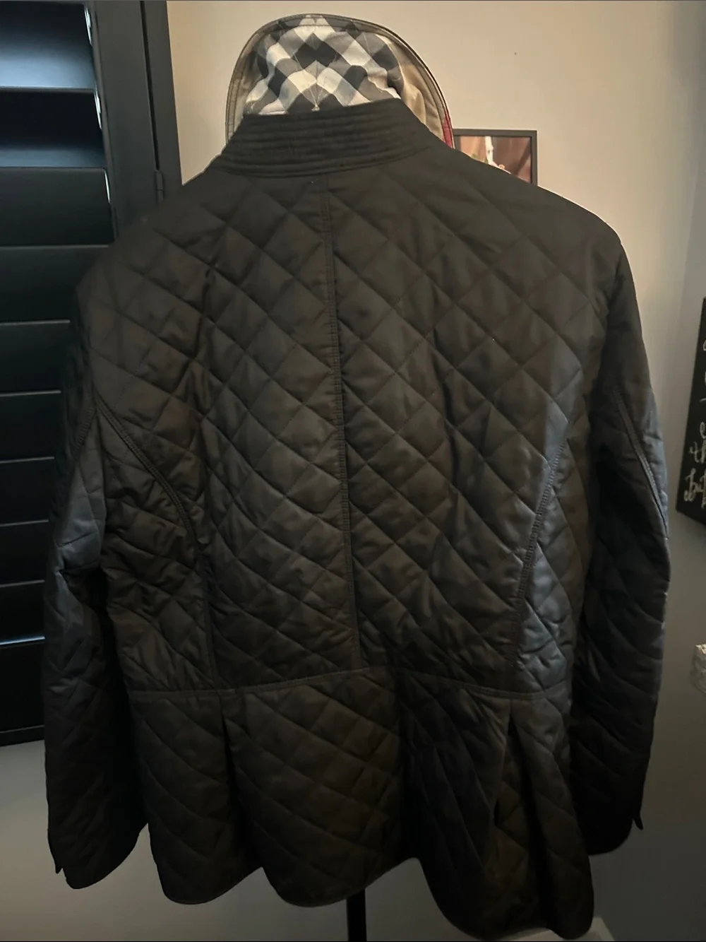 Burberry Brit Quilted Women’s Blazer Jacket - Size 14 - Authentic